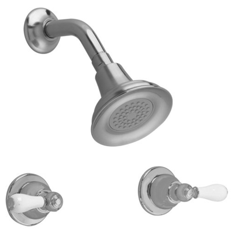 Hampton 2-Handle Shower Only Faucet in Chrome